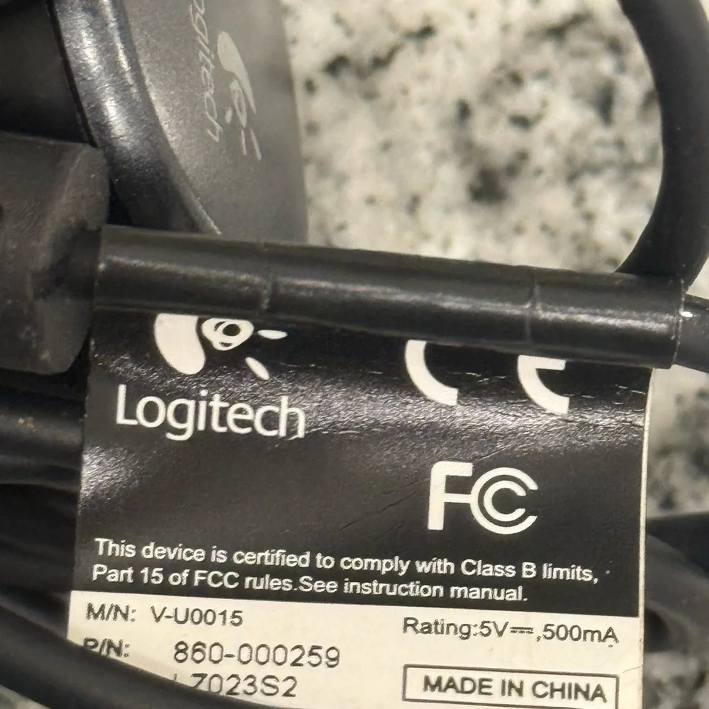 Logitech C310 HD 720p Webcam V-U0015 USB Camera - Tested & Working